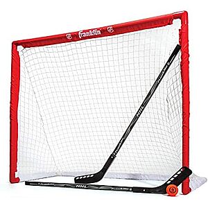 $23.67* | Franklin Sports NHL Youth Street Hockey Starter Set w/ 46" Goal, 2 Sticks & Ball at Amazon