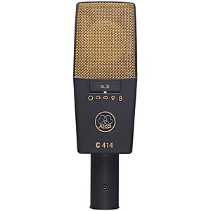 [NEW] $799 | AKG Pro Audio C414 XLII Studio Grade Professional Large Diaphragm, Dual-Capsule, Vocal and Instrument Condenser Microphone at Amazon