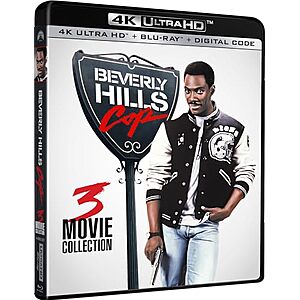 [NEW] $22.75 | Beverly Hills Cop: 3-Movie Collection (4K Ultra HD + Blu-ray + Digital) at Amazon