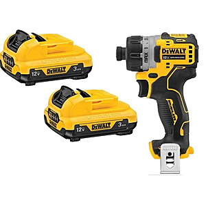 DEWALT 12V MAX 3Ah Batteries 2 Pieces and 1/4 Inch Screwdriver Bundle $129