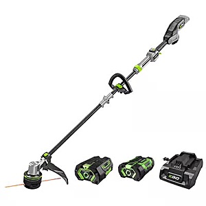 EGO Power+ Line IQ with Powerload ST1623T 16 in. 56 V String Trimmer Kit w/ 2 Batteries & Charger $329