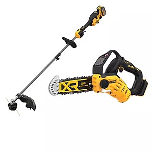DEWALT 60V MAX 17 in. Attachment Capable StringTrimmer with 20V 1-1/2 in. Cordless Pruner $369