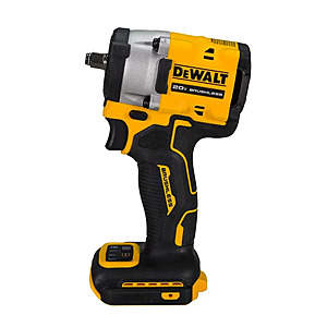 DEWALT ATOMIC 20V MAX 3/8 in Cordless Impact Wrench with Hog Ring Anvil (DCF923B) &ndash; 300 ft-lbs Fastening, 450 ft-lbs Breakaway, Compact Design, Tool Only $125.99