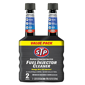 STP Super Concentrated Fuel Injector Cleaner 5.25 fl oz 2 Count $6.37 + $1.25 Walmart cash back