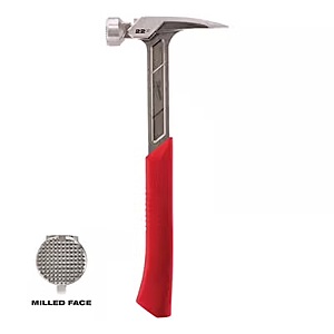 Milwaukee 22 oz Milled Face Framing Hammer 15 in. Steel Handle $24.97 at Ace Hardware