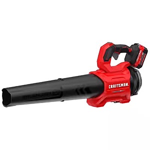 CRAFTSMAN V20 BRUSHLESS RP 110 mph 410 CFM Battery Handheld Blower with (2) 5Ah Batteries and (2) Chargers $159