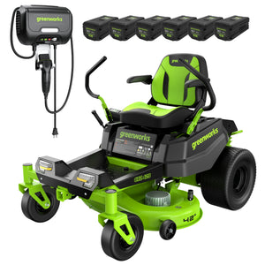 Greenworks 80V 42" Cordless Battery CrossoverZ Zero Turn Lawn Mower, (6) 6Ah Batteries and 600W Wall Charger, CRZ4282 $2999.99