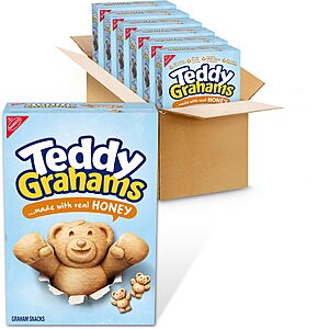 TEDDY GRAHAMS Honey Graham Snacks, 6 Boxes $13.28 or less