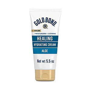Gold Bond Healing Hydrating Lotion With Aloe Moisturizes, Heals & Smooths Dry Skin, Body Lotion, Delivers Immediate 24-Hour Hydration , 5.5 oz $3.69 or less @Amazon