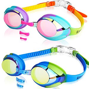 50% Off Kids Swim Goggles 2-Pack (Ages 3&ndash;12) &ndash; Only $6.74 at Amazon