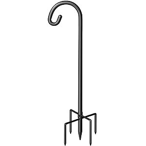 Surprizo Heavy-Duty Outdoor Shepherd Hooks / Bird Feeder Poles &ndash; 50% Off, From $17.49 w/ Code
