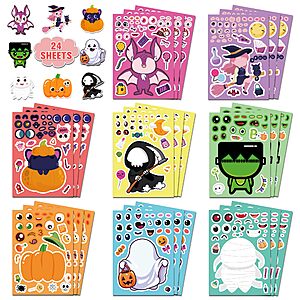 Amazon &ndash; Halloween Party Favor & DIY Craft Stickers $3.59 w/ Code (40% Off)