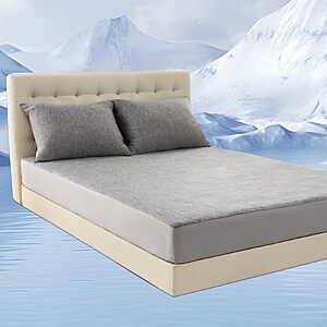 Amazon &ndash; OMERAI 3-Piece Queen Cooling Sheet Set $25.64+ w/ Code