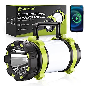 Amazon &ndash; AlpsWolf 1000-Lumen Rechargeable Camping Lantern $11.50+ w/ Code