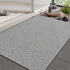 Amazon &ndash; AMOAMI 17" x 28" Thin Chenille Bath Mat $9.99 w/ Code