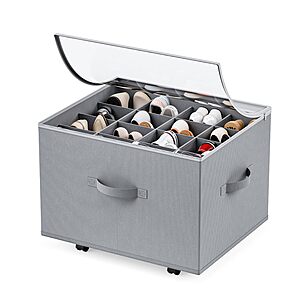 Amazon &ndash; HOUSE AGAIN 16-Pair Wheeled Shoe Organizer $19.79 w/ Code