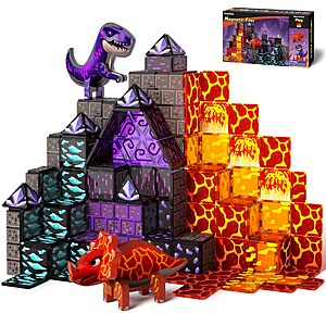 Amazon &ndash; GobiDex Dinosaur Lava & Cave Magnetic Tiles $11.89 w/ Code