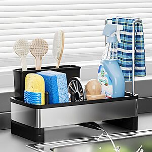 Amazon &ndash; Ewaiira Stainless Steel Sink Caddy $10.79 w/ Code