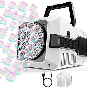 Amazon &ndash; Smlau Bubble Machine for Kids $11.99 w/ Code