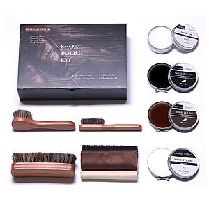Amazon &ndash; RAPSAKEMOH Shoe Polish Kit $6.99 w/ Code