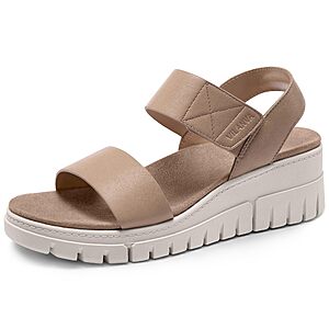 Amazon &ndash; Vilanva Women's Platform Wedge Sandals $19.81 w/ Code + 30% Deal
