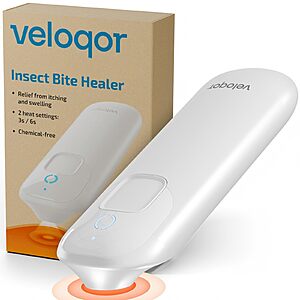 Amazon &ndash; Veloqor Bug & Mosquito Bite Relief Device - $12.30 w/ Code
