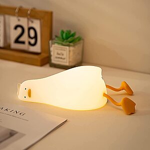 Amazon &ndash; HAPPYBAG Rechargeable Duck Night Light - $8.49 w/ Code