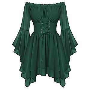 Amazon &ndash; Scarlet Darkness Renaissance Corset Mini Dress - $17.50 w/ Code