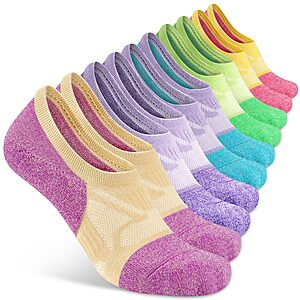 Amazon &ndash; Gonii Women's Compression No-Show Athletic Socks - $9.02&ndash;$9.49 w/ Code