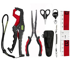 Amazon &ndash; Booms Fishing TK1 6-Piece Fishing Tool Kit - $16.99 w/ Code