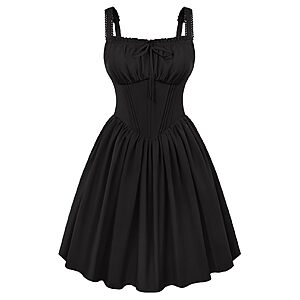 Amazon &ndash; Scarlet Darkness Corset Mini Dress w/ Pockets - $21.50 w/ Code