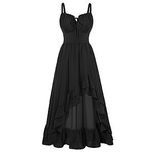 Amazon &ndash; Scarlet Darkness Renaissance Chiffon Corset Sundress - $31.99 w/ Code