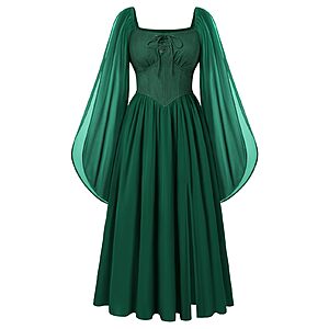 Amazon &ndash; Scarlet Darkness Medieval Witch Corset Dress - $19.32 w/ Code + Coupon