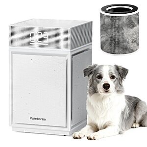 Amazon &ndash; Pureborne PB6866 HEPA Air Purifier for Up to 3600 Sq. Ft. - $65.99 w/ Code + Deal