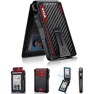 Amazon &ndash; RUNBOX 14-Card RFID Pop-Up Wallet - $11.99 w/ Code