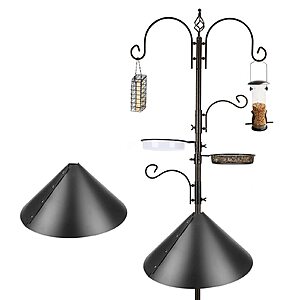 Amazon &ndash; Bird Feeder Pole w/ Squirrel Baffle - $26.39&ndash;$27.59 w/ Code