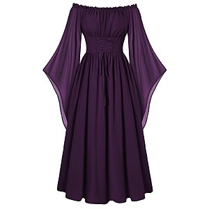 Amazon &ndash; Scarlet Darkness Renaissance Fairy Dress - $17.20 w/ Code