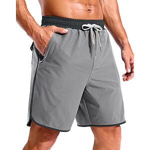 Amazon &ndash; Men's 7" Swim Trunks w/ Compression Liner - $12.74 w/ Code
