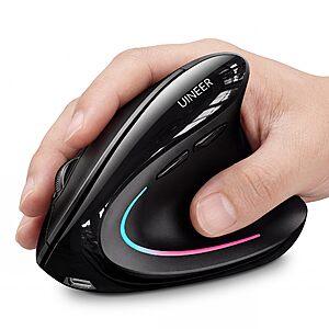 Amazon &ndash; Uineer Wireless Vertical Ergonomic Mouse - $11.49 w/ Code