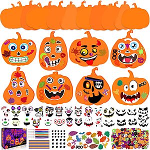 Amazon &ndash; 430-Piece Halloween Foam Pumpkin Craft Kit for Kids - $11.49 w/ Code