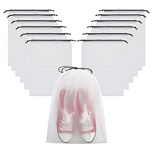 Amazon &ndash; Vorspack 13-Pack Transparent Travel Shoe Bags - $4.99 w/ Code