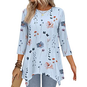 Amazon &ndash; Women's 3/4-Sleeve Tunic Top - $5.99 w/ Code