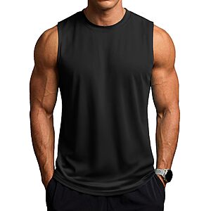 Amazon &ndash; ZITY Men's Quick-Dry UPF 50+ Sleeveless Workout Shirt - $7.49 w/ Code