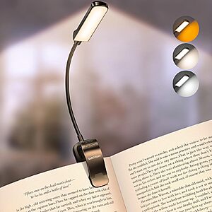 Amazon &ndash; Glocusent 13-LED Rechargeable Book Light - $5.99 w/ Code