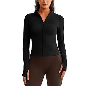 Amazon &ndash; BRXL Women's Seamless Full-Zip Workout Jacket - $22.19 w/ Code
