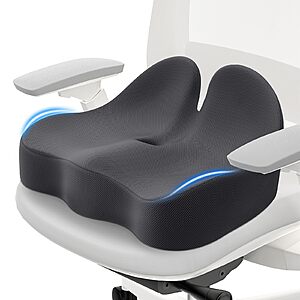 Amazon &ndash; CushZone Memory Foam Seat Cushion, Gray - $16.49 w/ Code + Deal