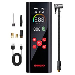 Amazon &ndash; GOOLOO AP150 PRO 150 PSI Cordless Tire Inflator - $19.99 w/ Code