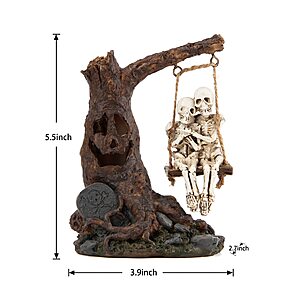 Amazon &ndash; Smadeer Halloween Skull Statue w/ LED Light & Timer - $10.99 w/ Code