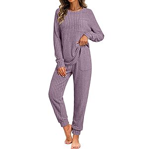 Amazon &ndash; JUSTFASHIONNOW Women's 2-Pc Ribbed Knit Lounge Sets - $11.99&ndash;$17.99 w/ Code