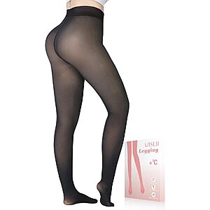 Amazon &ndash; UISLII Women's Fleece-Lined Thermal Tights - $9.24 w/ Code